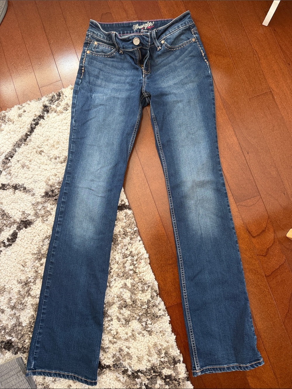 Vintage Wrangler Women's Blue Bootcut Jeans
